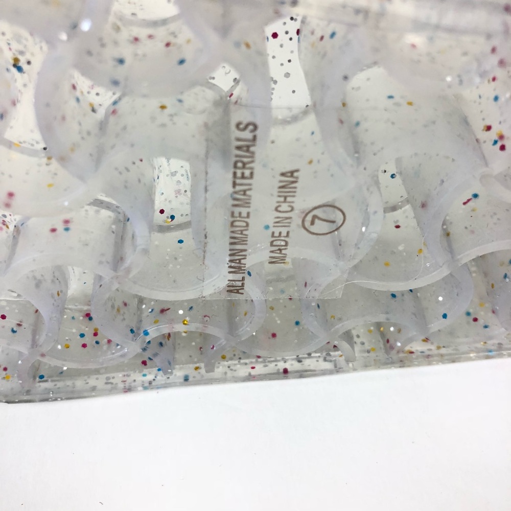 Wild Diva Transparent Glitter Jelly Slides 7 - Picture 6 of 7